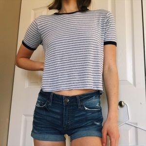 John Galt striped tee